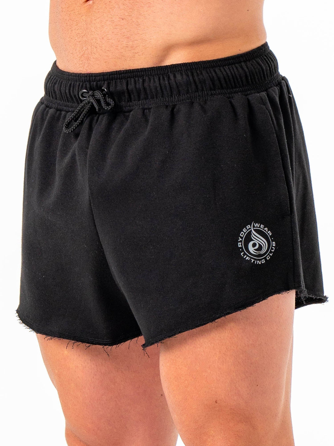 3" Fleece Shorts - Black Clothing Ryderwear