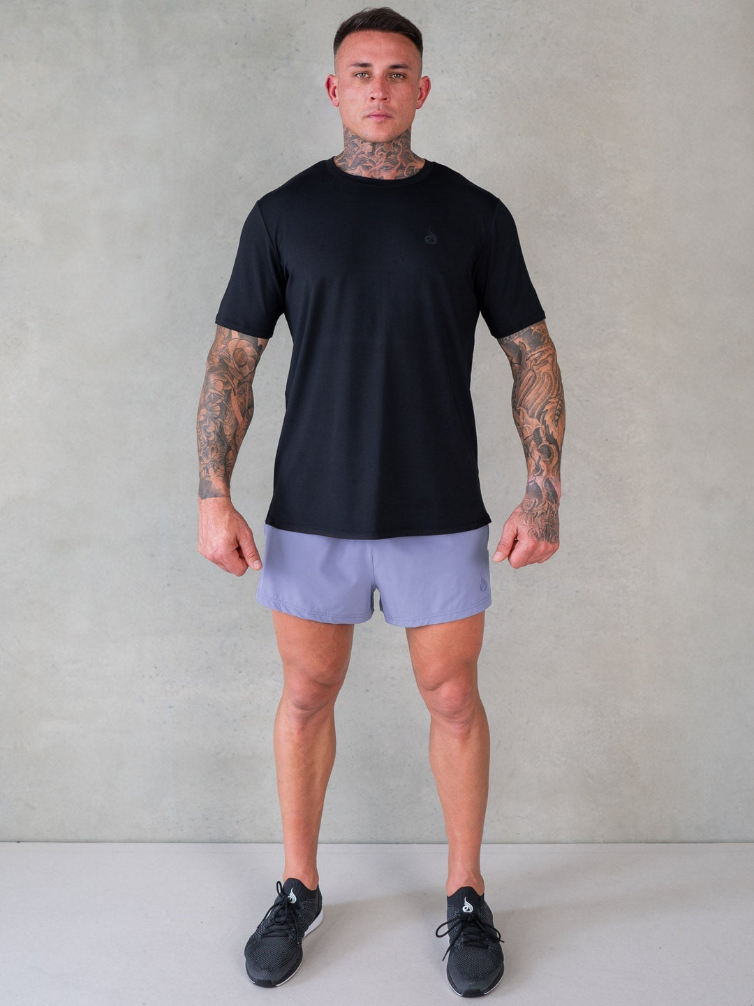 3" Training Shorts - Indigo Blue Clothing Ryderwear