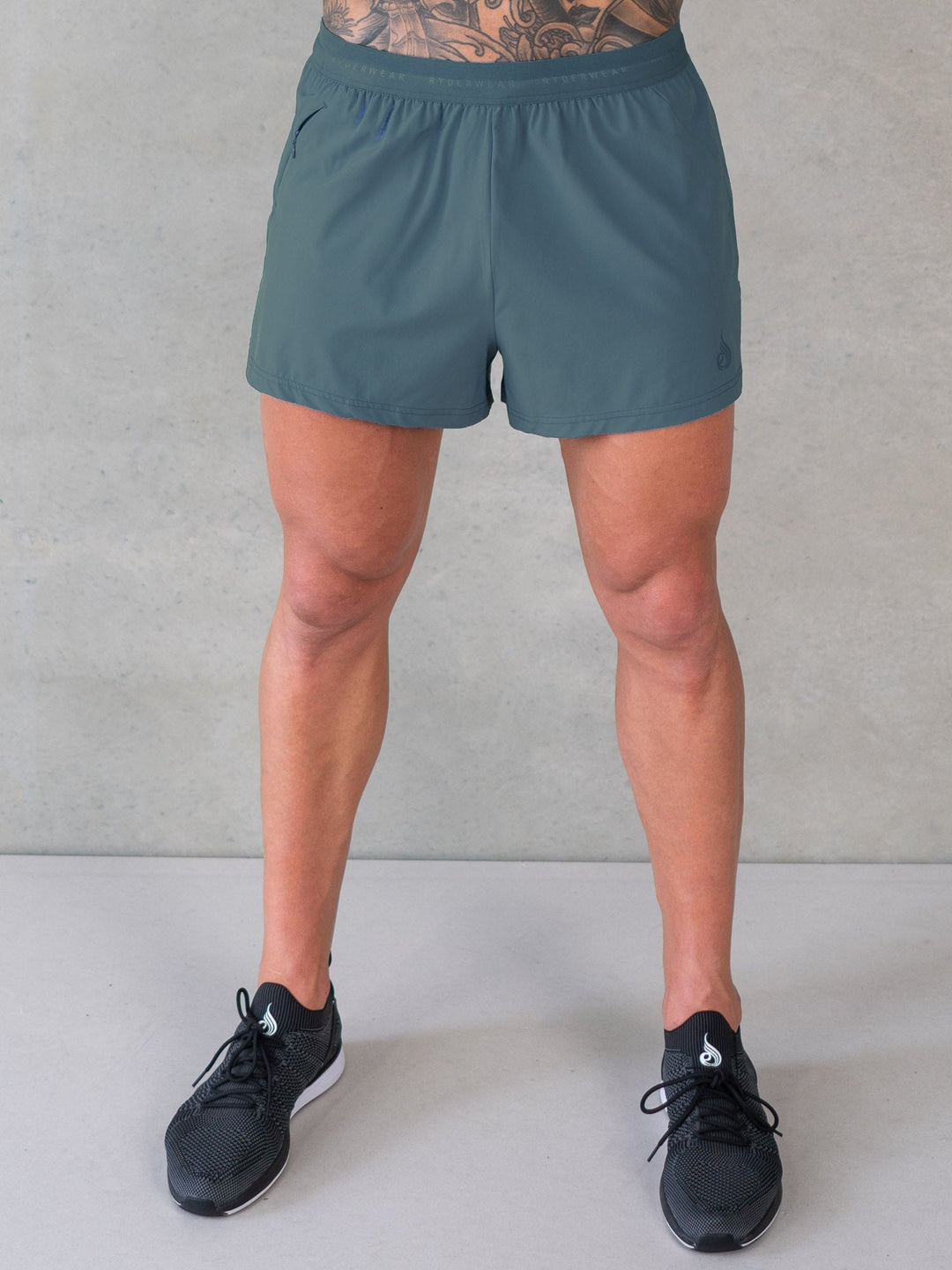 3" Training Shorts - Petrol Clothing Ryderwear
