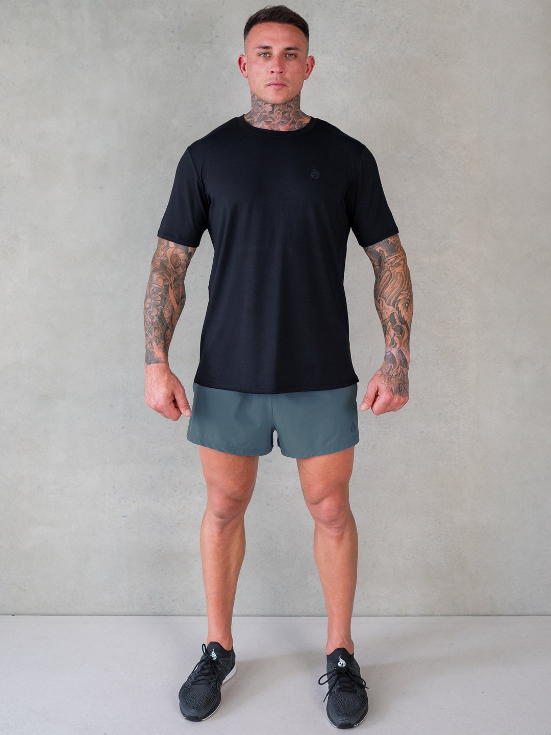 3" Training Shorts - Petrol Clothing Ryderwear