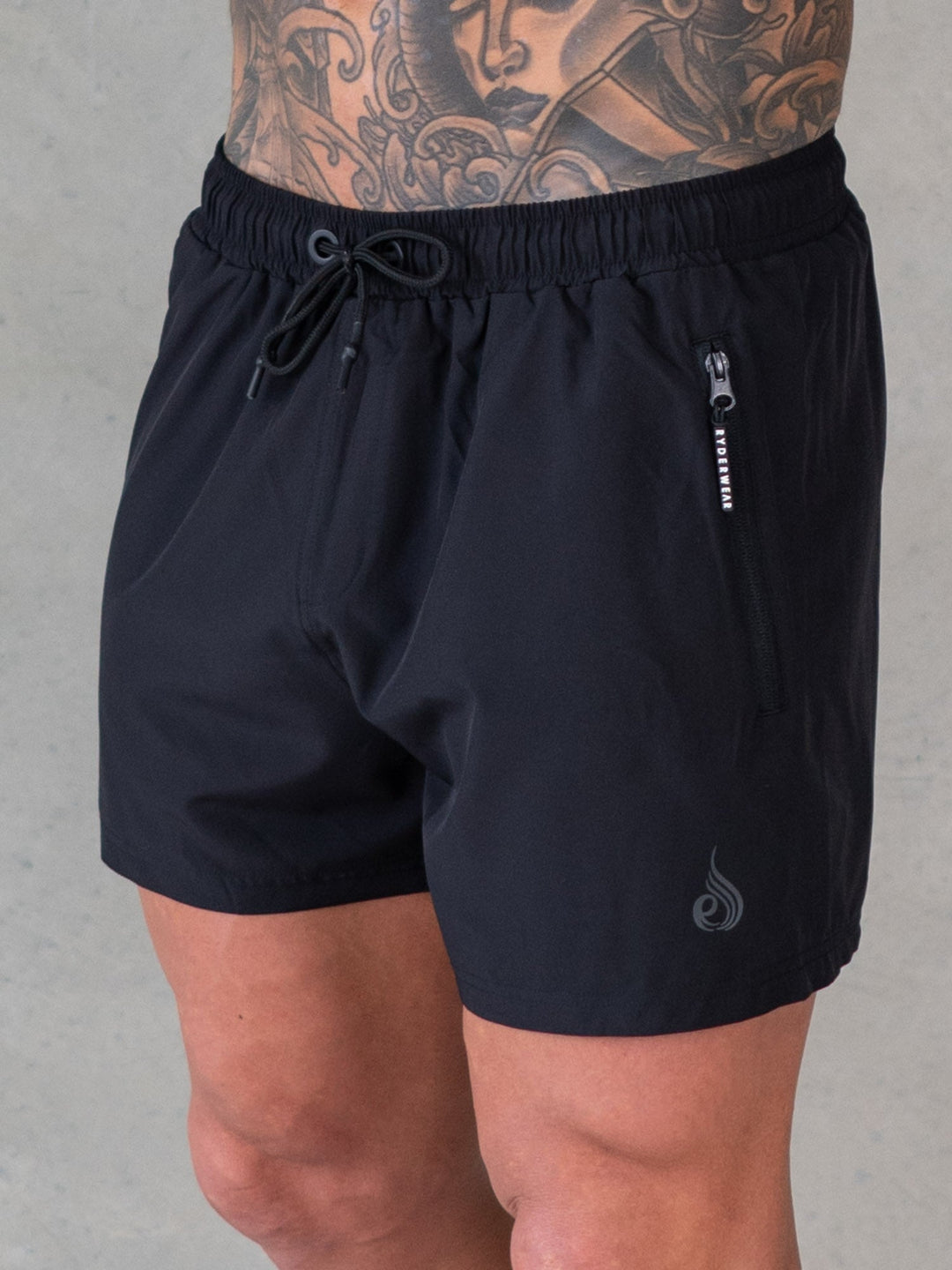 Adapt 5" Training Short - Black Clothing Ryderwear