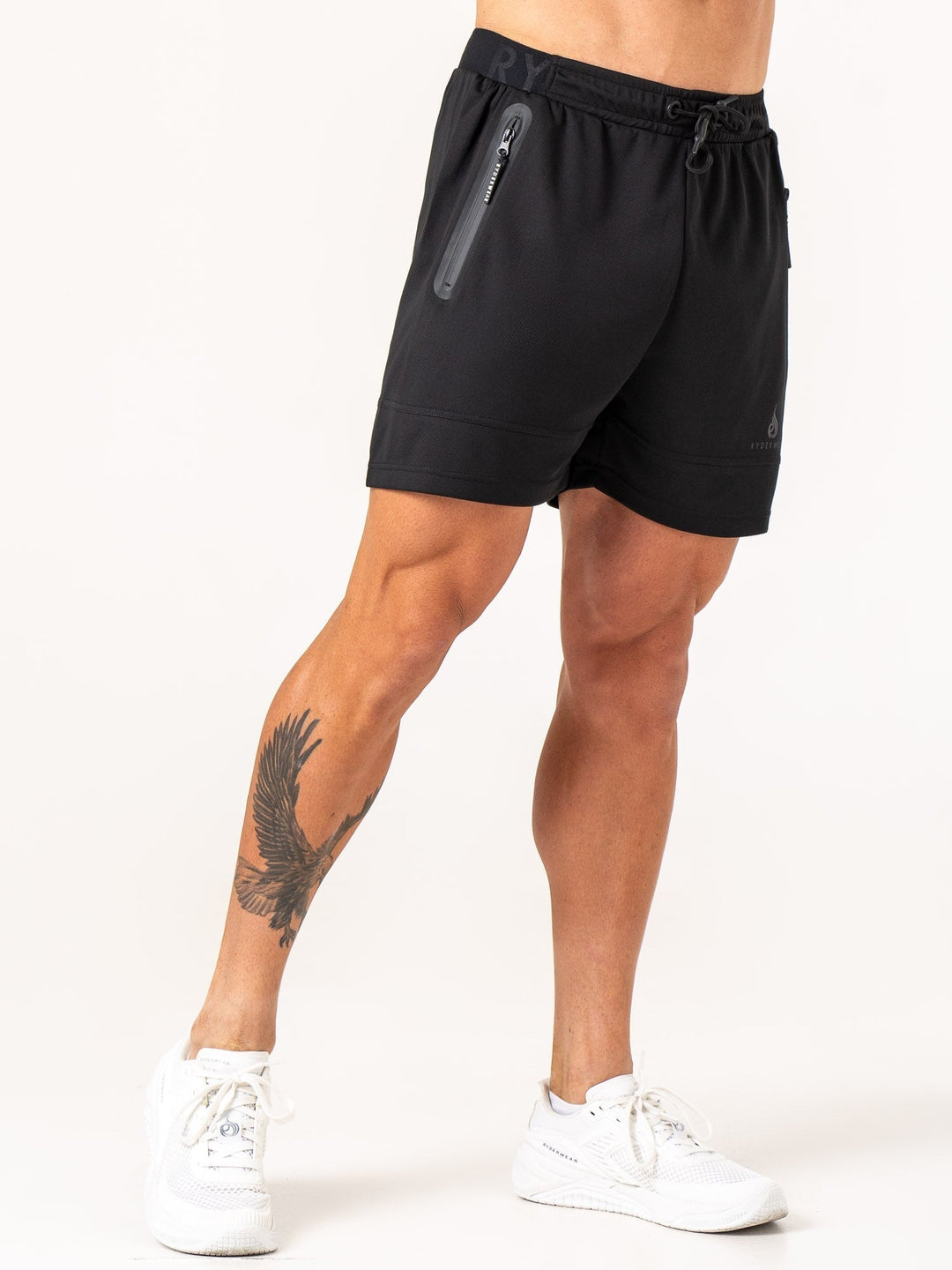 Advance Mesh Short - Black Clothing Ryderwear