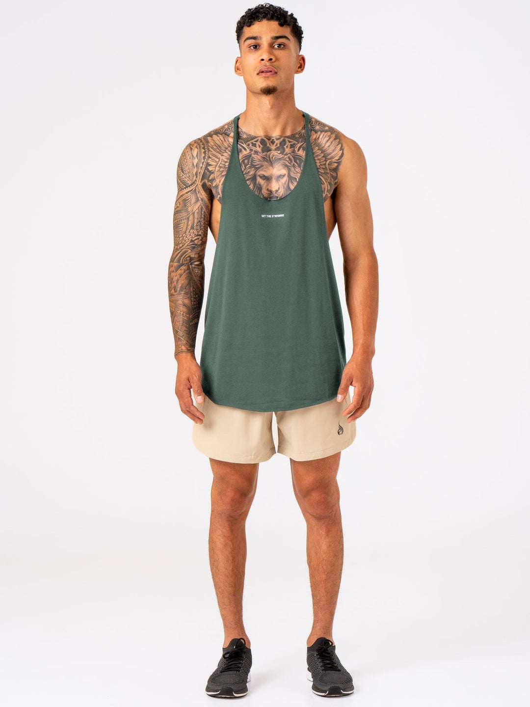 Arnie T-Back - Fern Green Clothing Ryderwear