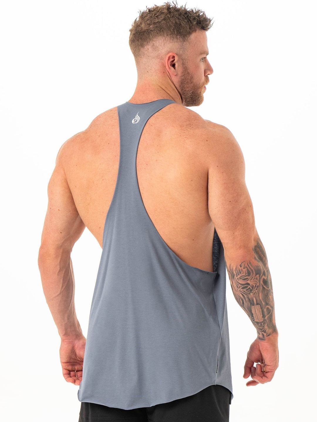 Arnie T-Back - Steel Blue Clothing Ryderwear