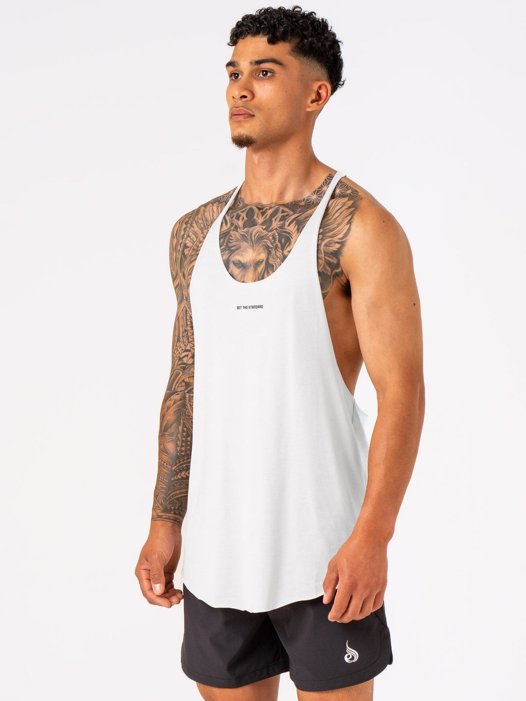 Arnie T-Back - White Clothing Ryderwear