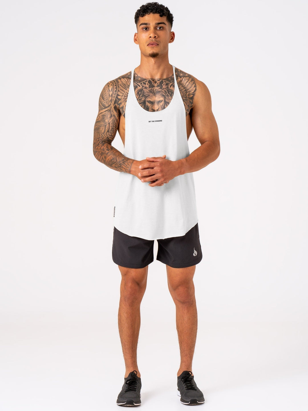 Arnie T-Back - White Clothing Ryderwear