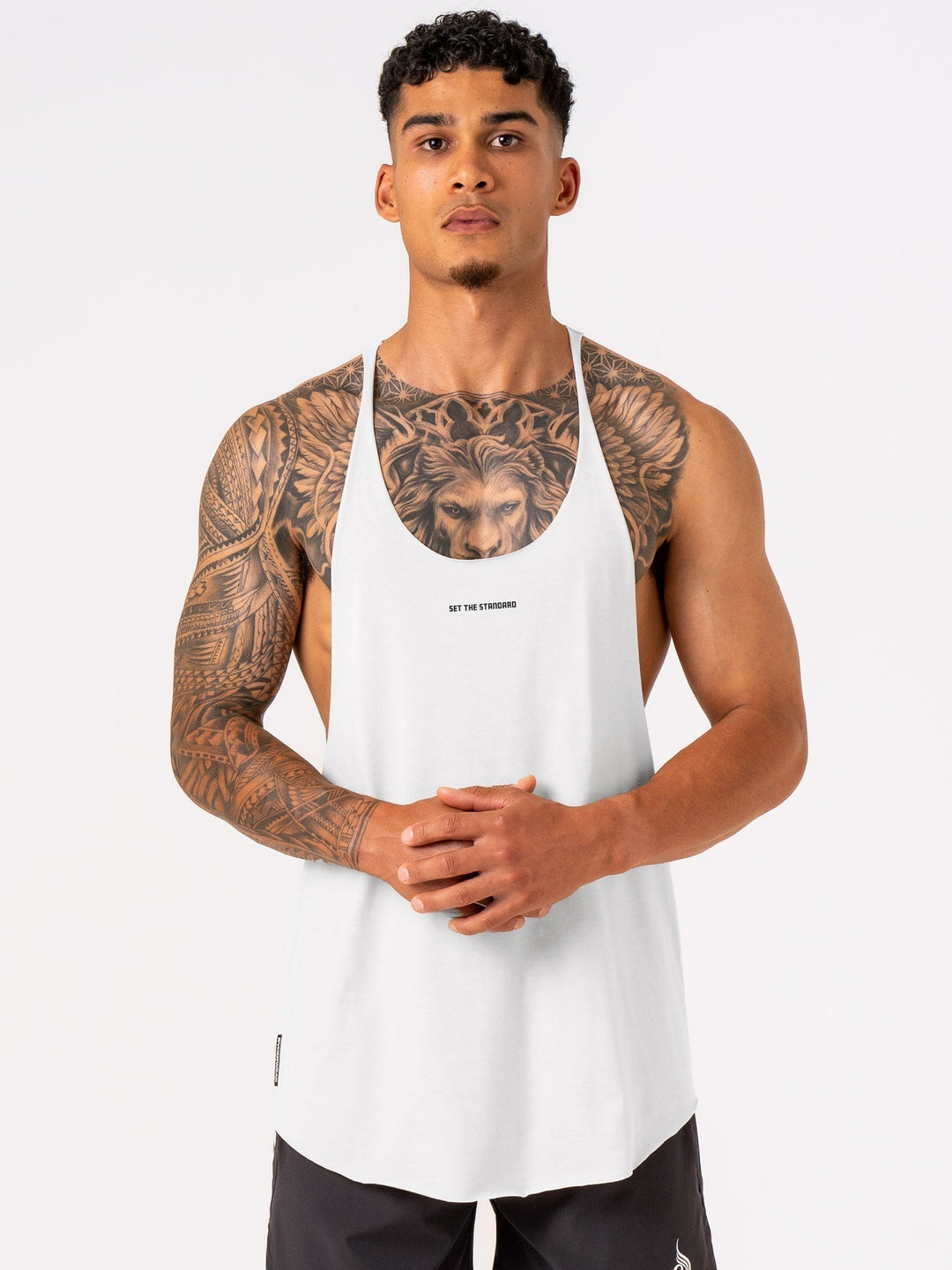 Arnie T-Back - White Clothing Ryderwear