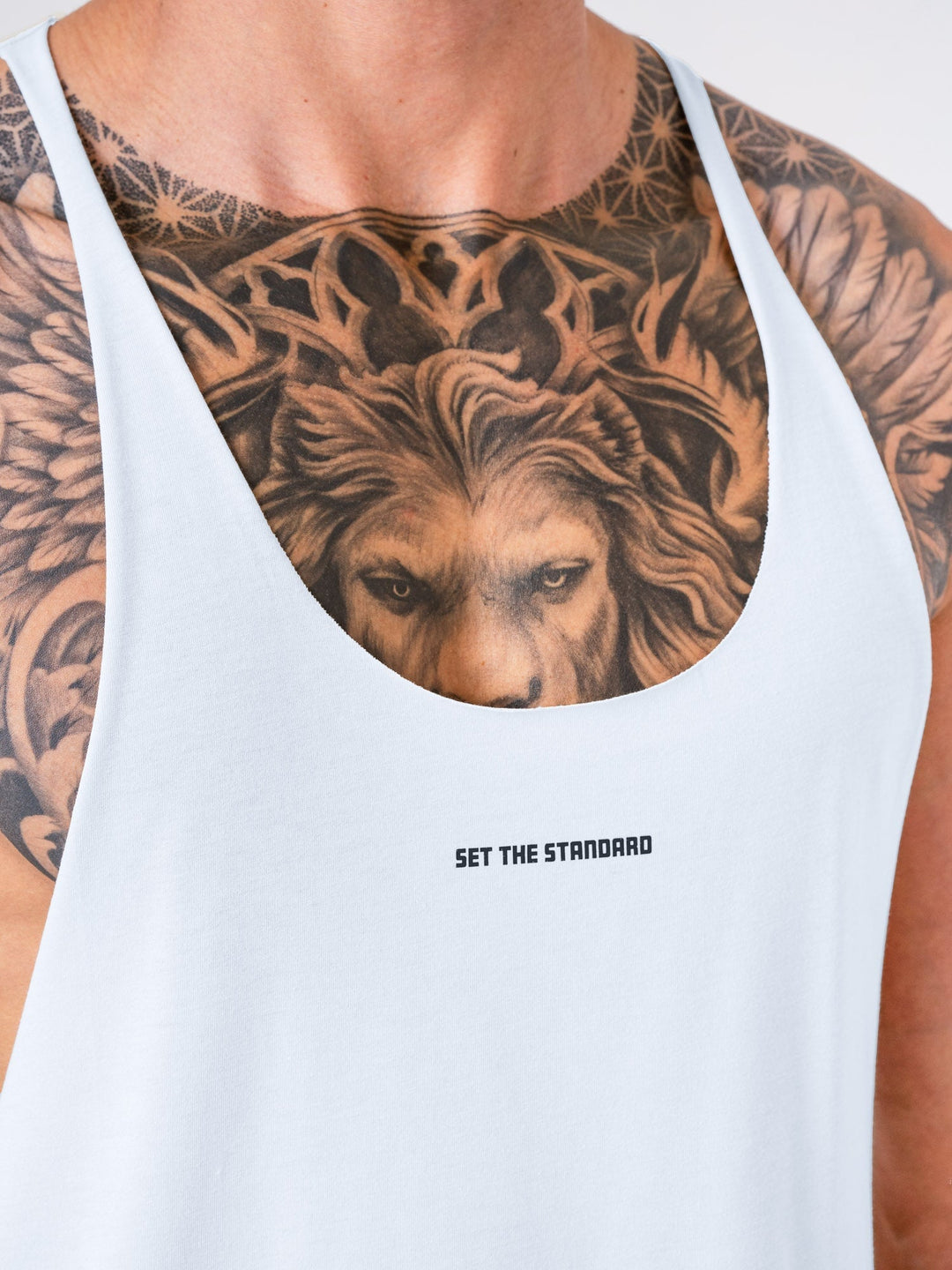 Arnie T-Back - White Clothing Ryderwear