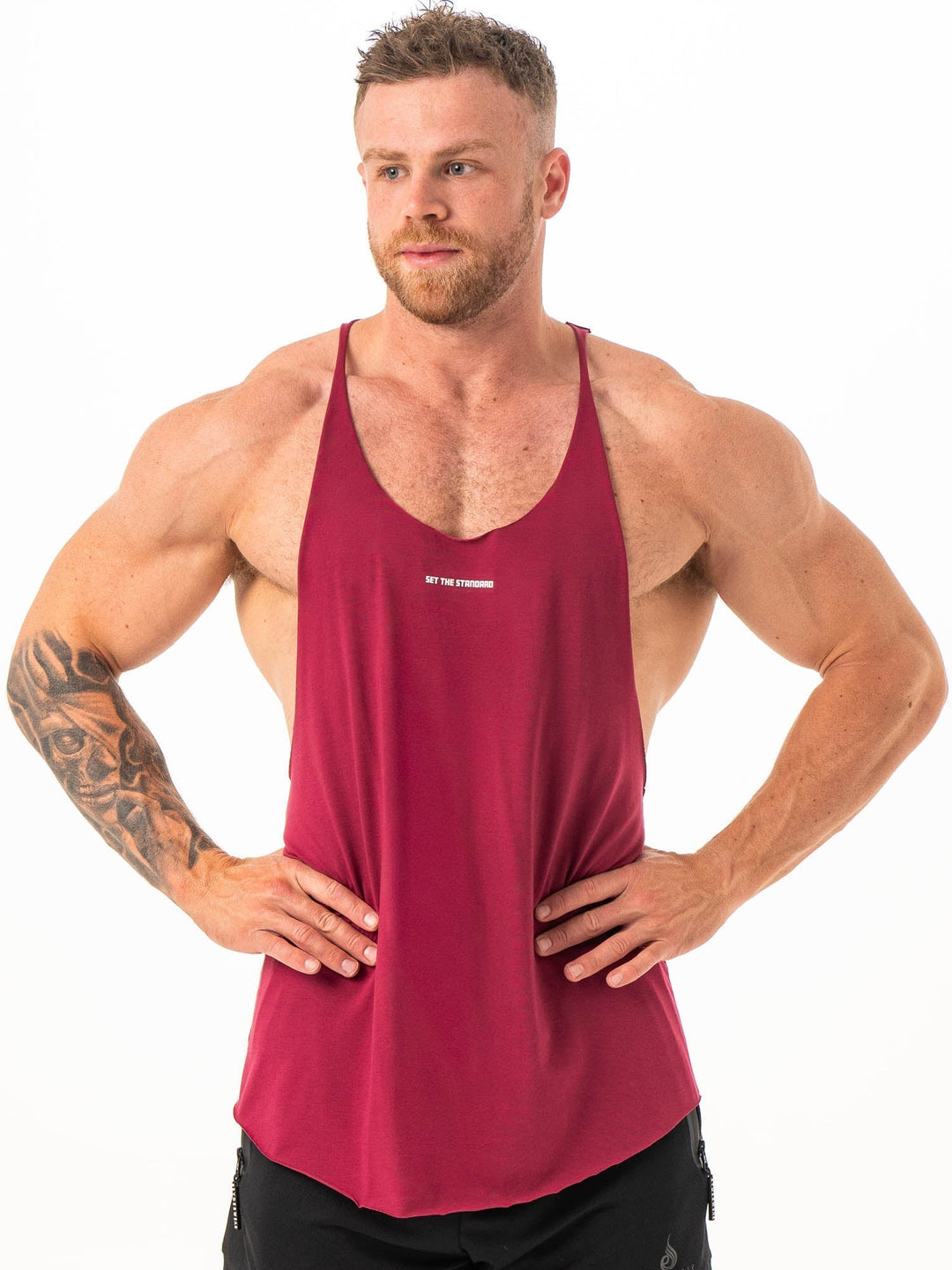 Arnie T-Back - Wine Clothing Ryderwear