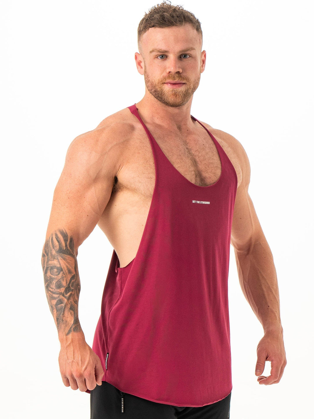 Arnie T-Back - Wine Clothing Ryderwear