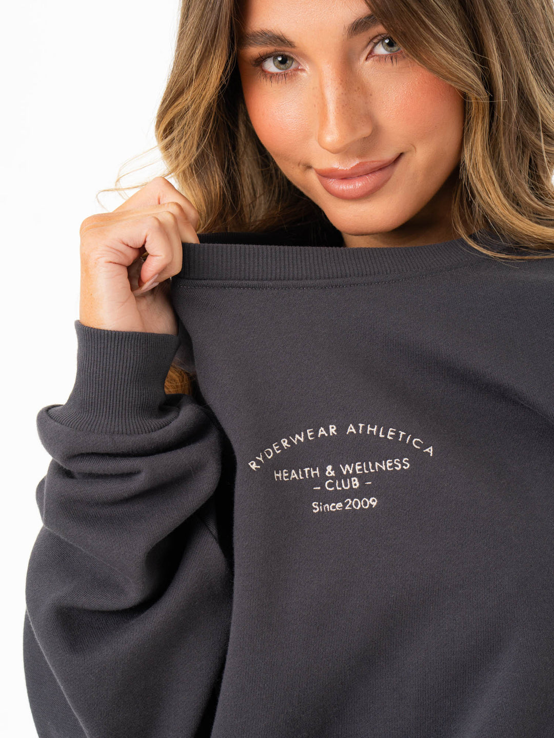 Athletica Sweater - Charcoal Clothing Ryderwear
