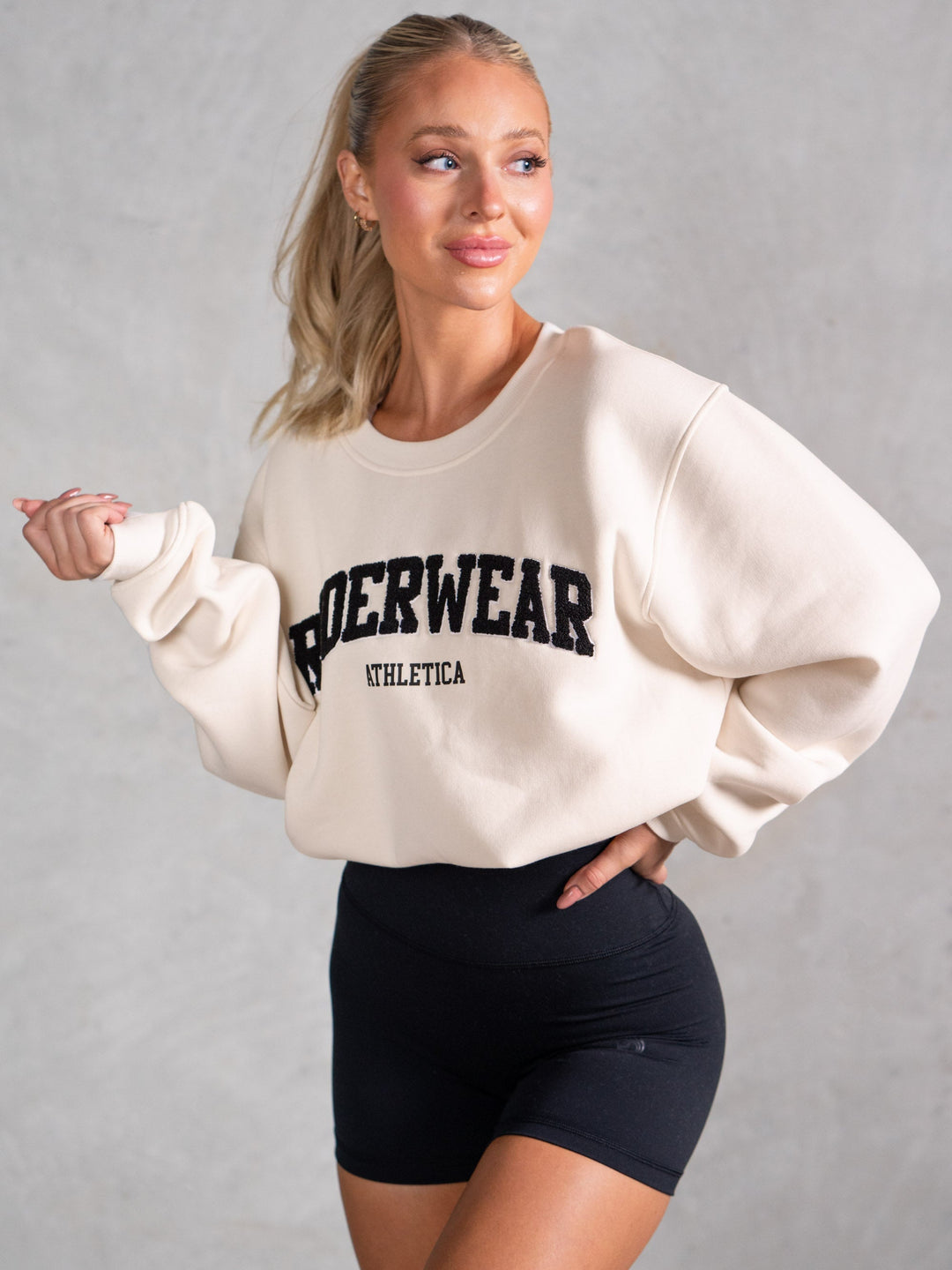 Athletica Sweater - Vanilla Clothing Ryderwear