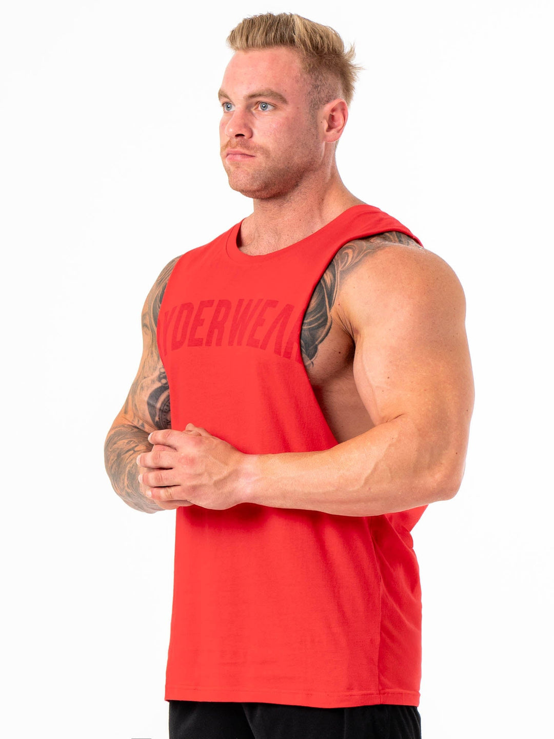 Baller Tank - Red Clothing Ryderwear