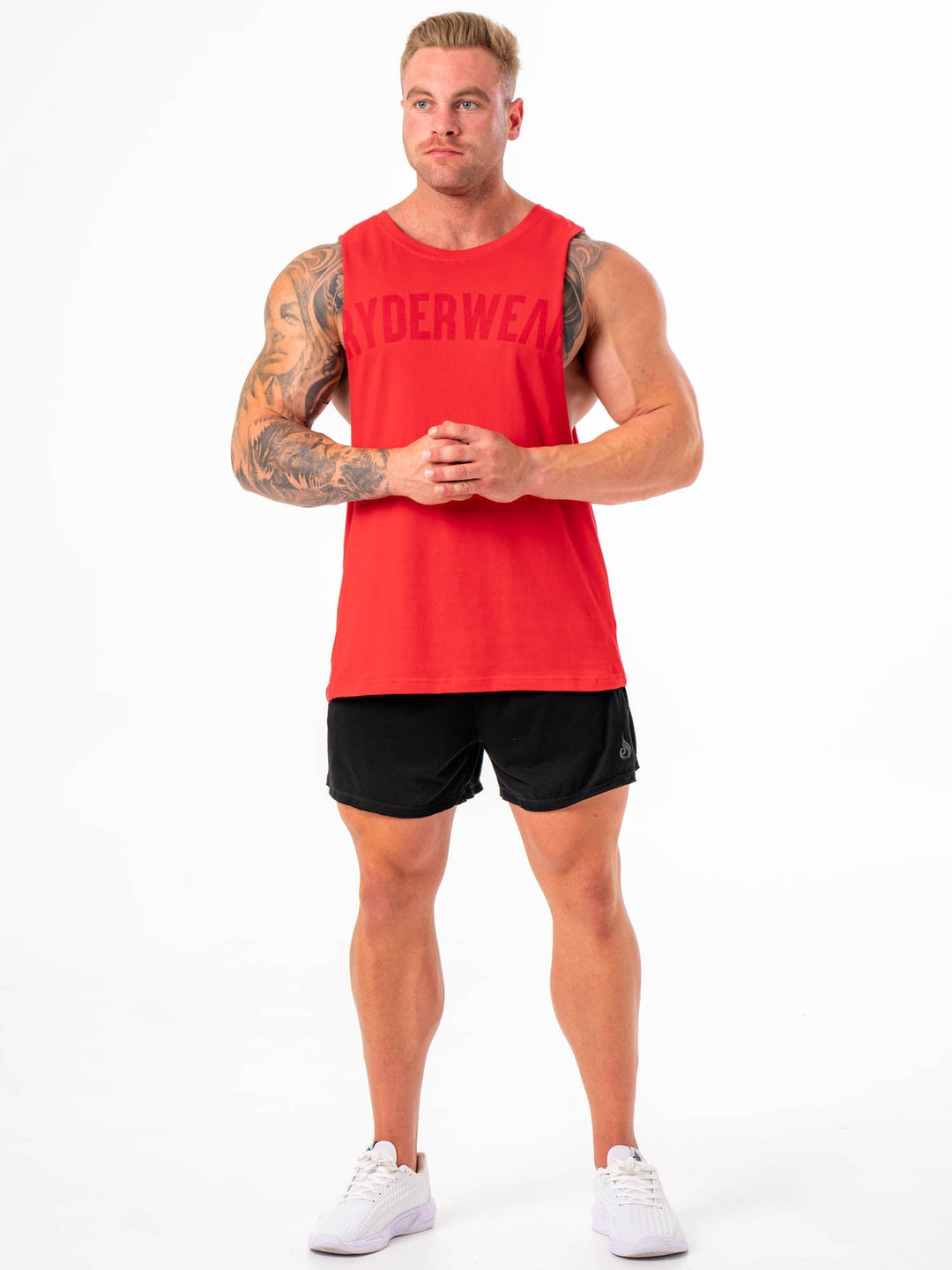 Baller Tank - Red Clothing Ryderwear