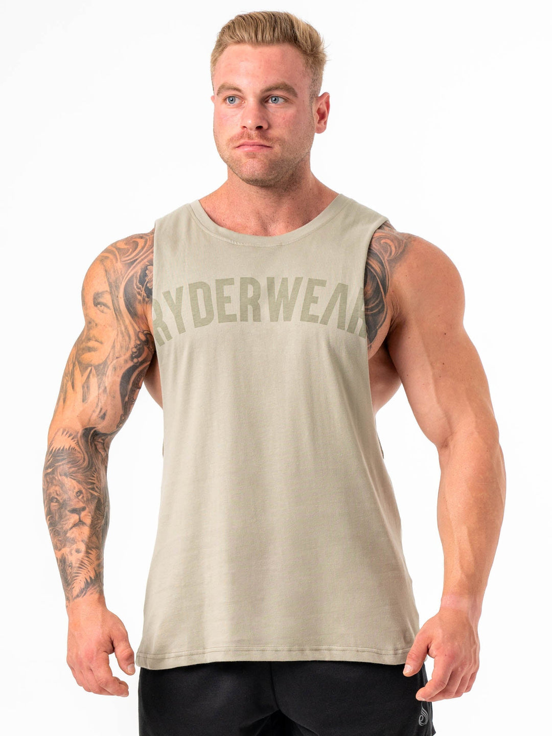 Baller Tank - Sage Green Clothing Ryderwear