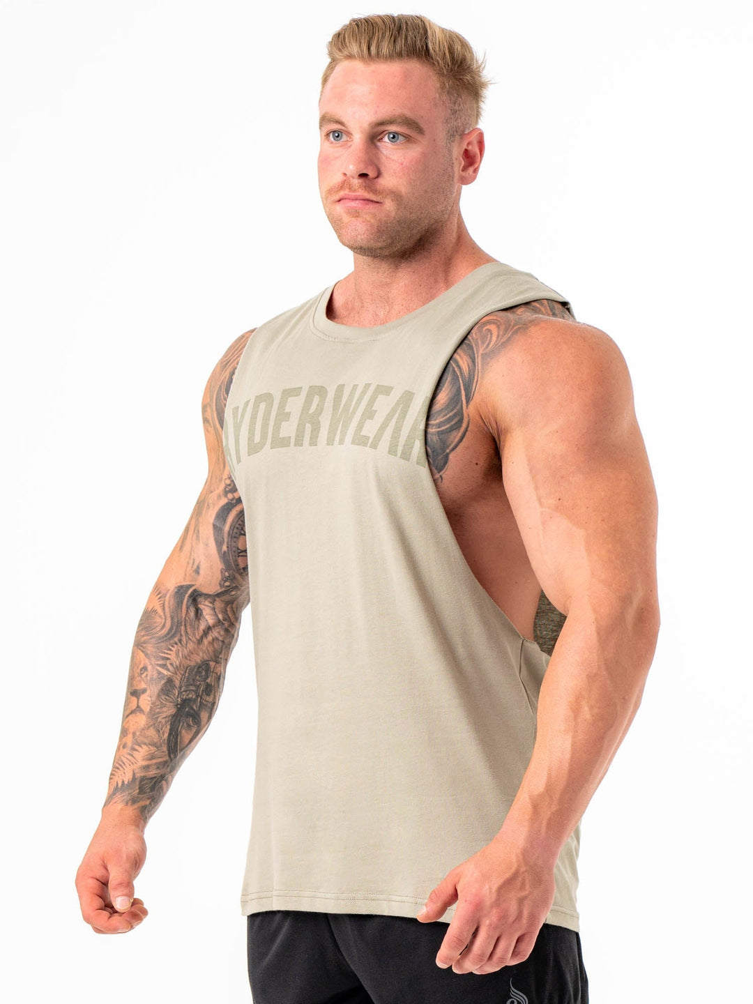 Baller Tank - Sage Green Clothing Ryderwear