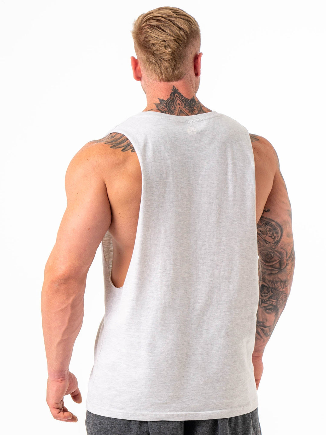 Baller Tank - Snow Marl Clothing Ryderwear