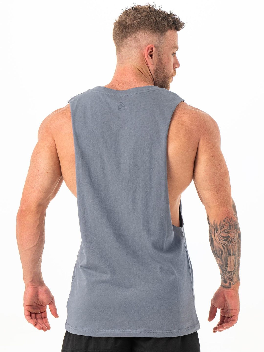 Baller Tank - Steel Blue Clothing Ryderwear