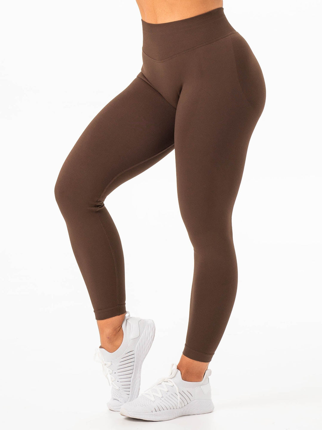 Boost Seamless Leggings - Chocolate Clothing Ryderwear