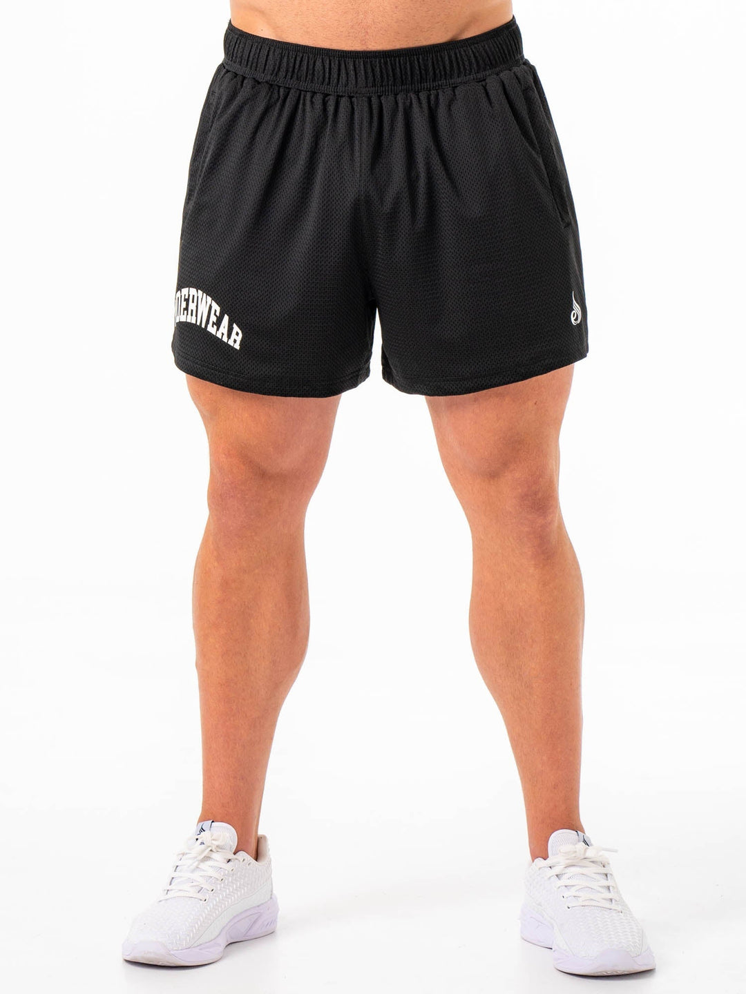 Collegiate Mesh Short - Black Clothing Ryderwear