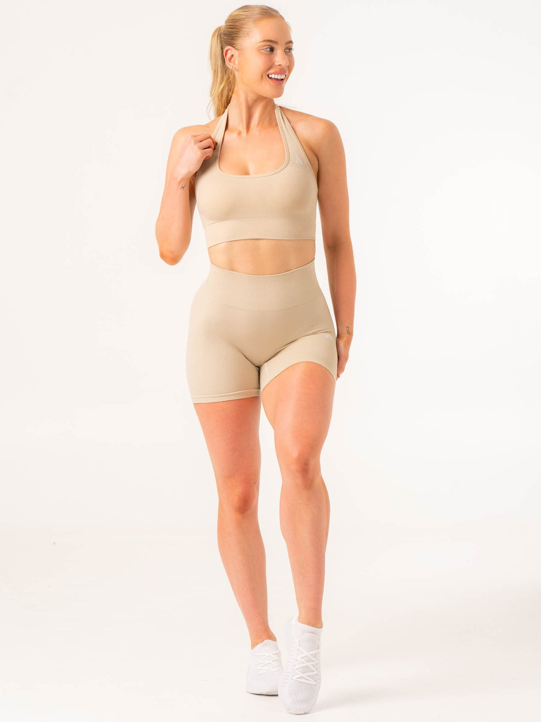 Contour Seamless Shorts - Stone Marl Clothing Ryderwear