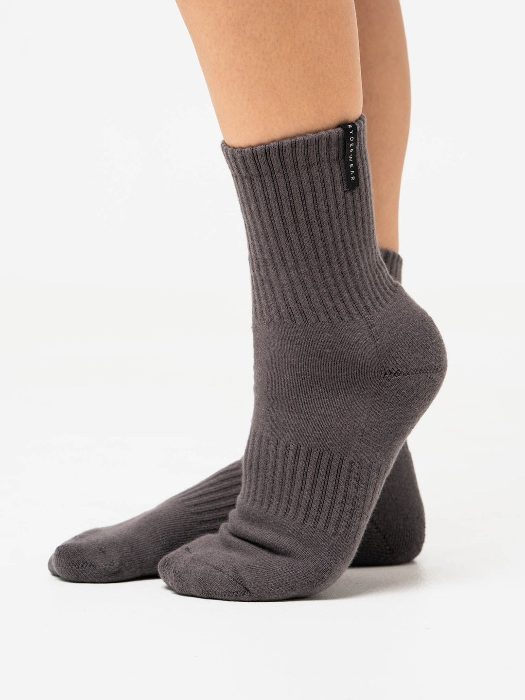 Crew Socks - Black Stonewash Accessories Ryderwear