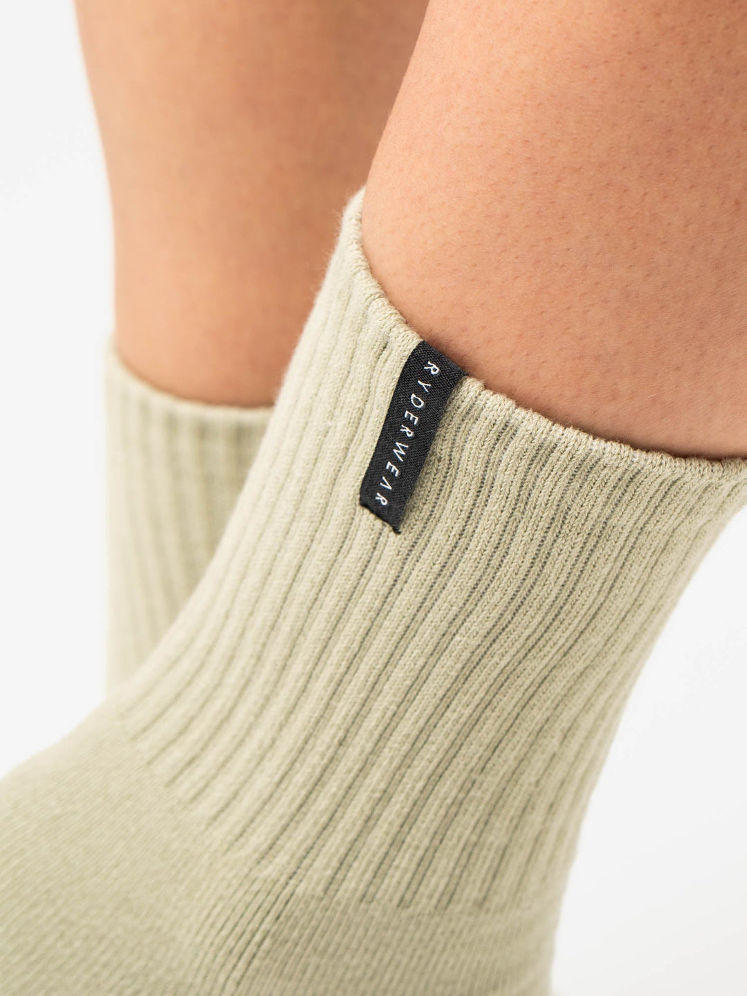 Crew Socks - Matcha Stonewash Accessories Ryderwear