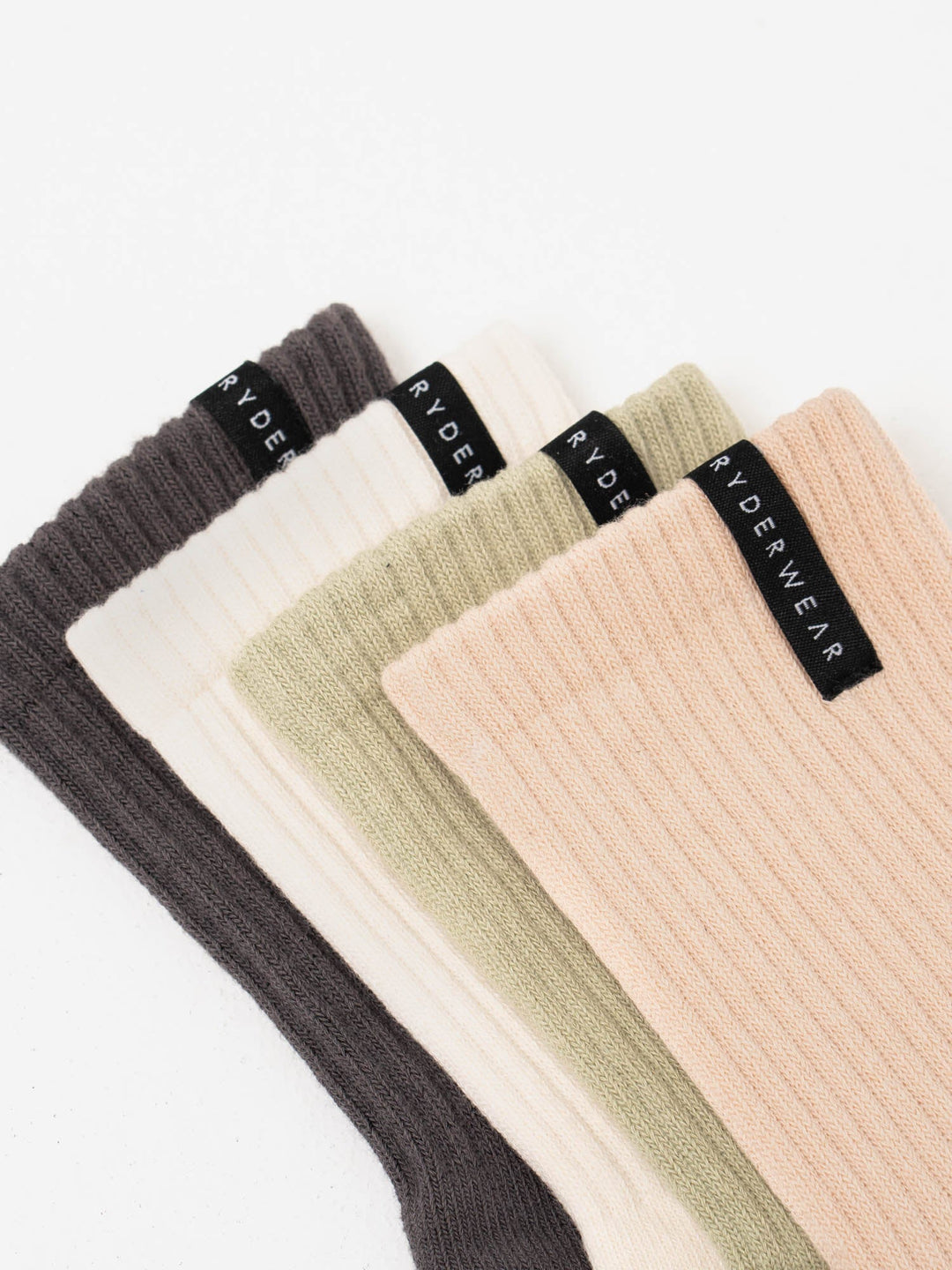 Crew Socks - Matcha Stonewash Accessories Ryderwear