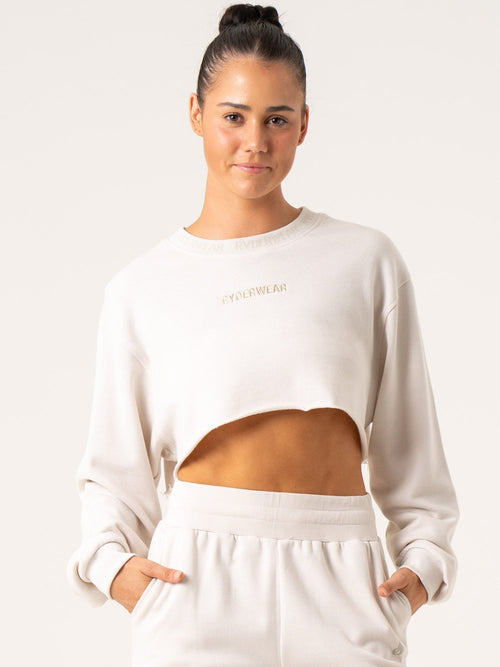 Cropped Sweater Oat