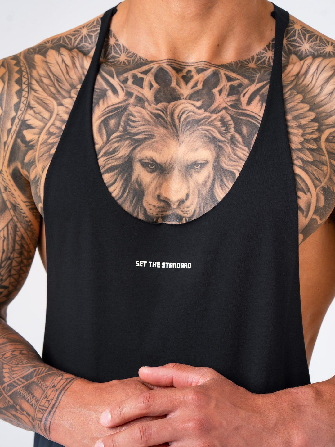 Emerge Arnie T-Back - Black Clothing Ryderwear