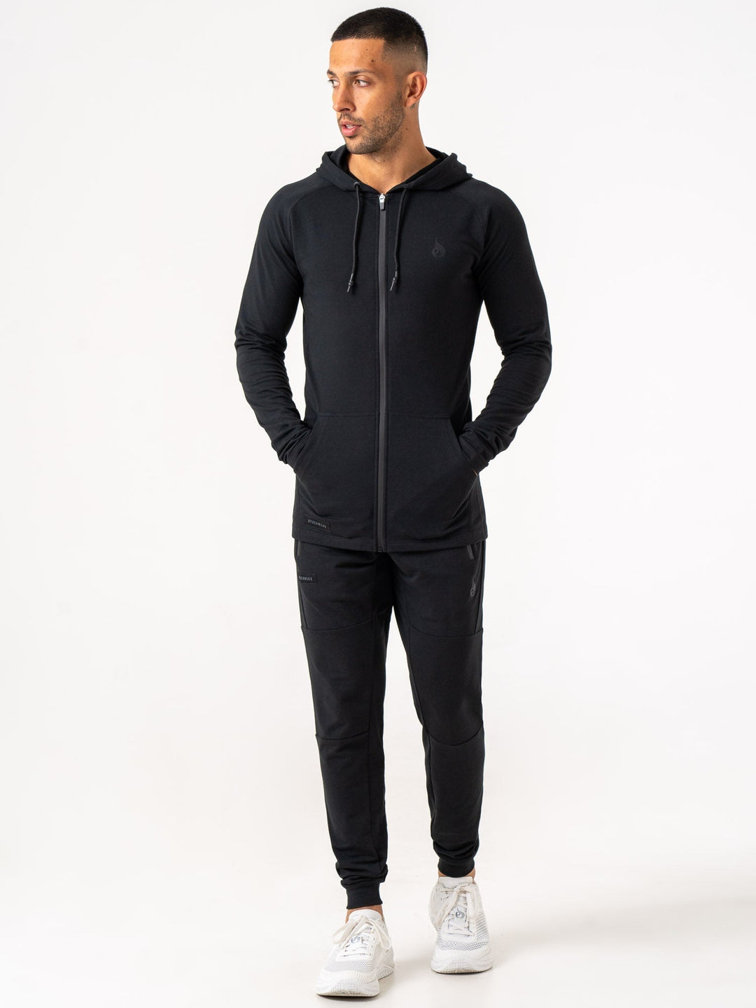 Endurance Zip Up Jacket - Black Clothing Ryderwear