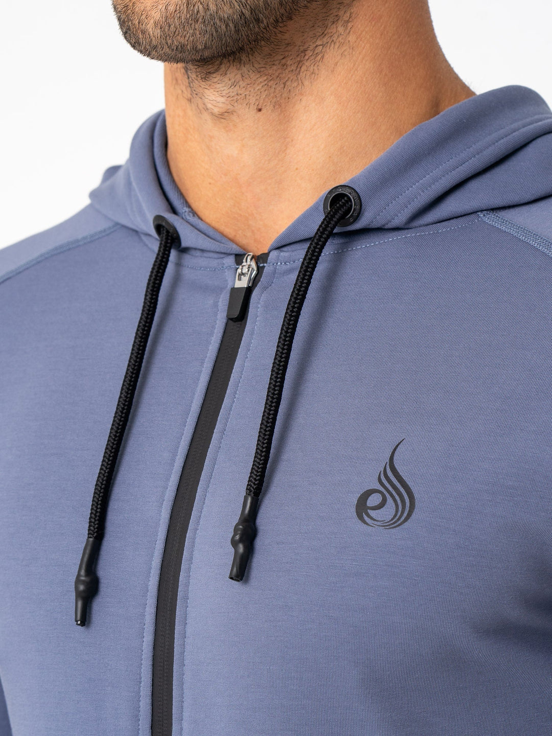 Endurance Zip Up Jacket - Denim Blue Clothing Ryderwear
