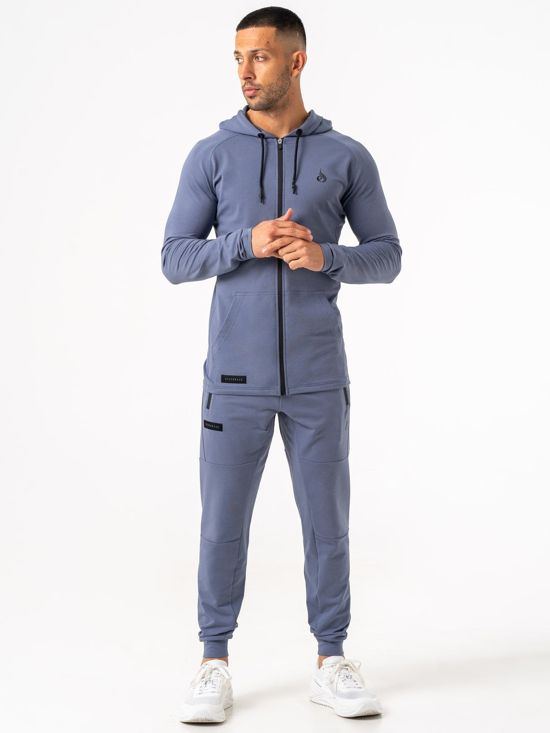 Endurance Zip Up Jacket - Denim Blue Clothing Ryderwear