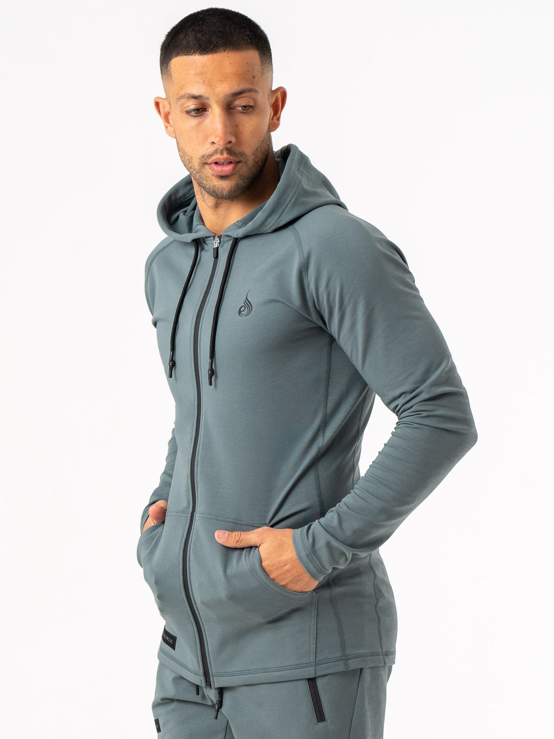 Endurance Zip Up Jacket - Fern Green Clothing Ryderwear