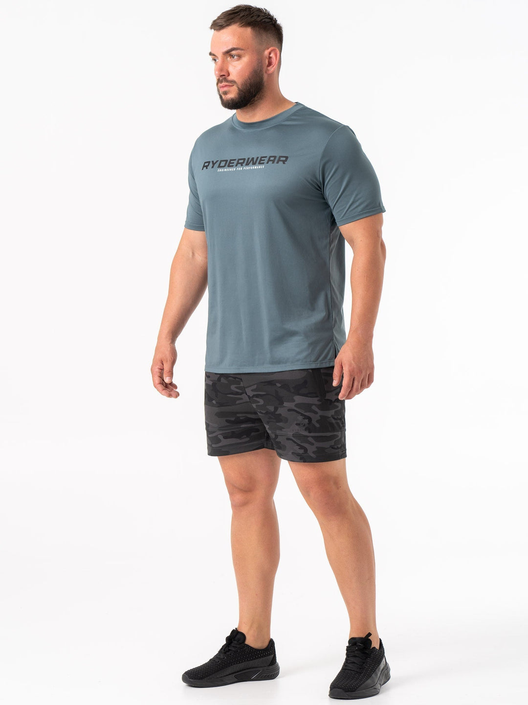 Energy Mesh Shorts - Black Camo Clothing Ryderwear