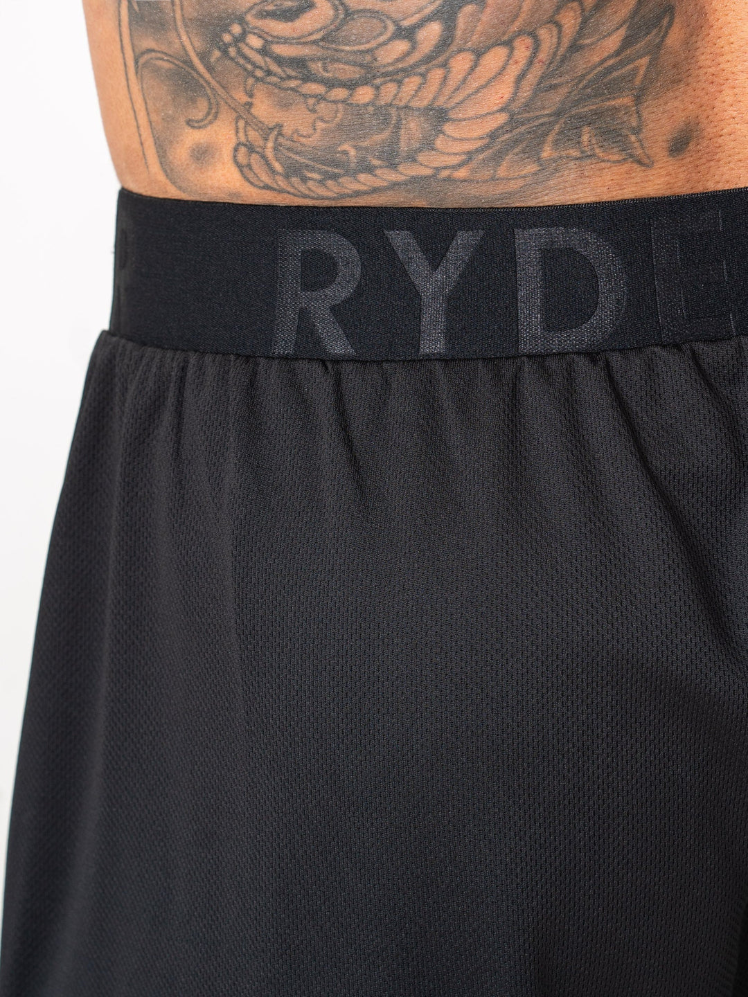 Energy Mesh Shorts - Black Clothing Ryderwear