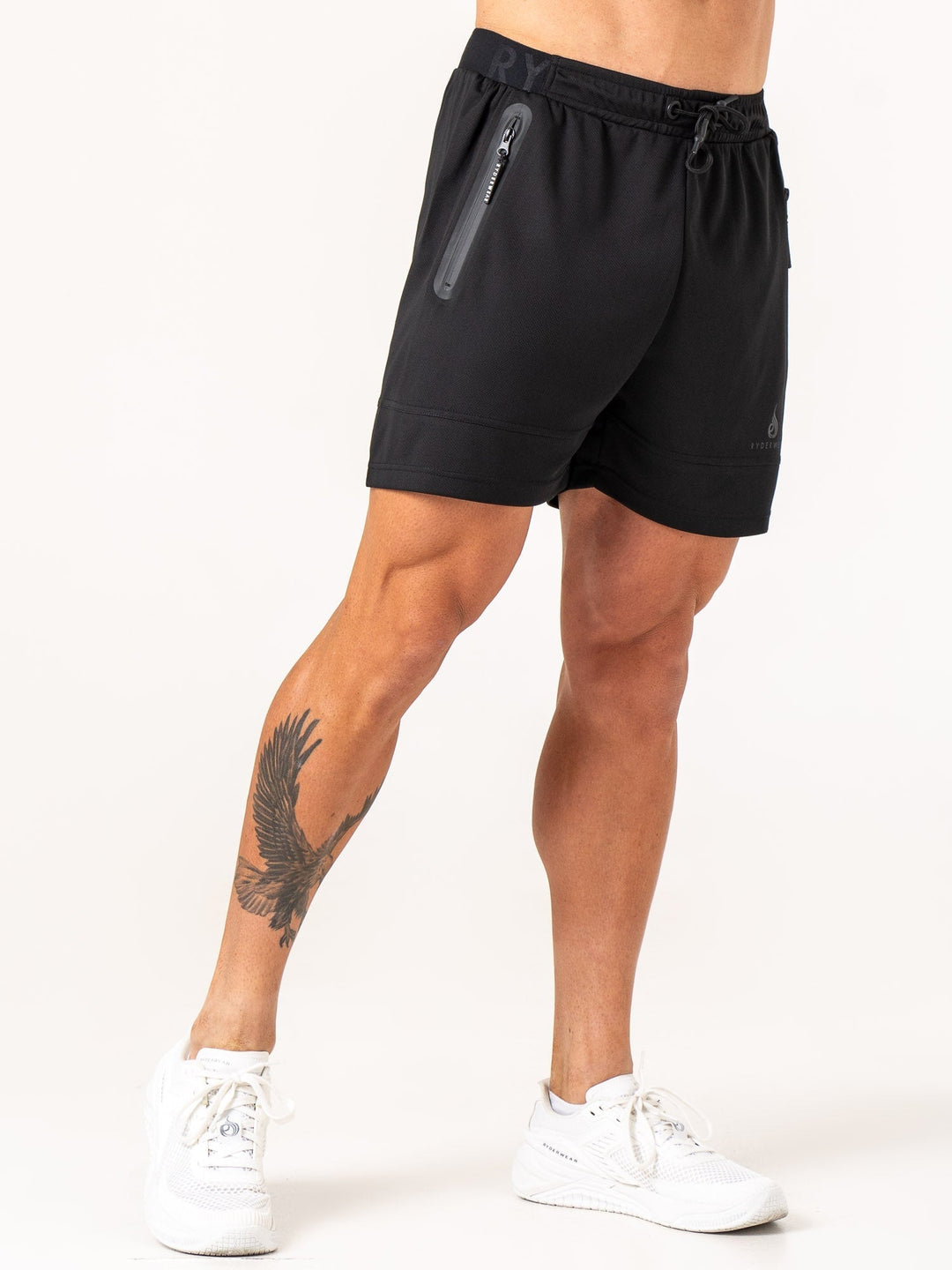 Energy Mesh Shorts - Black Clothing Ryderwear