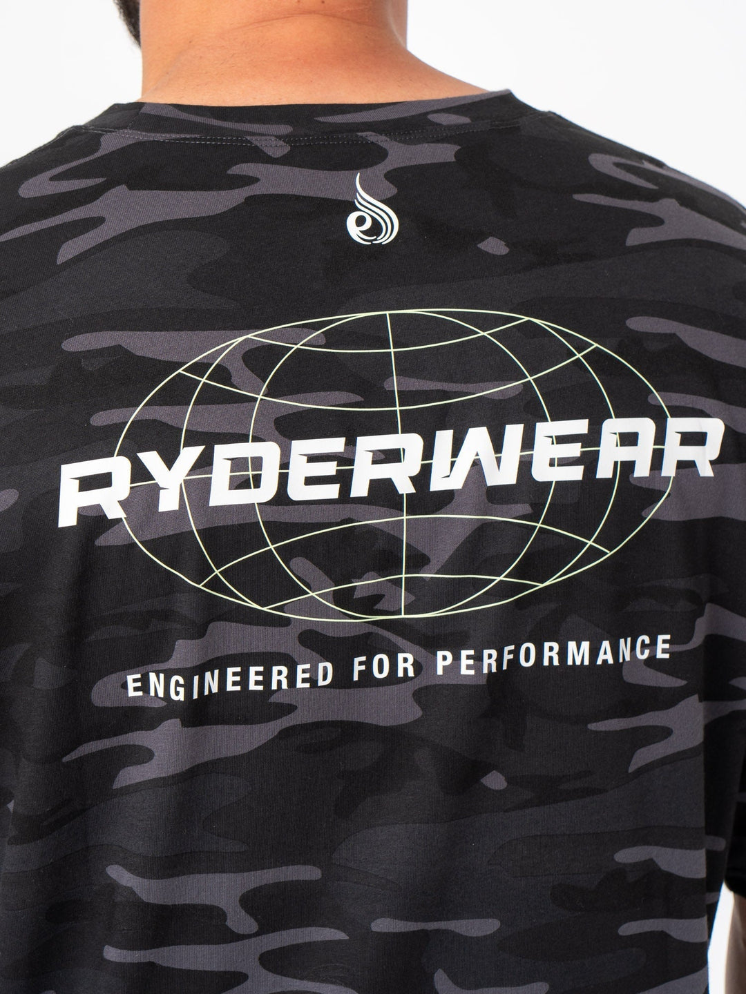 Energy Oversized T-Shirt - Black Camo Clothing Ryderwear