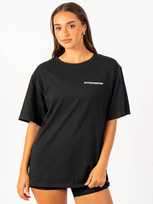 Energy Oversized T-Shirt Black