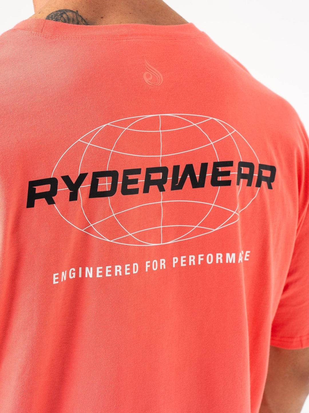 Energy Oversized T-Shirt - Coral Clothing Ryderwear