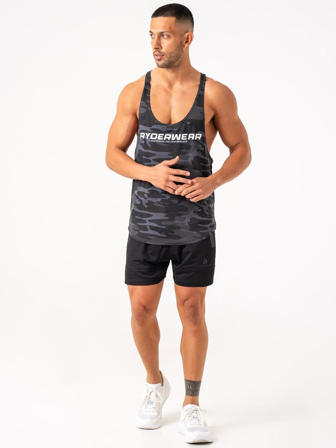 Energy Stringer - Black Camo Clothing Ryderwear