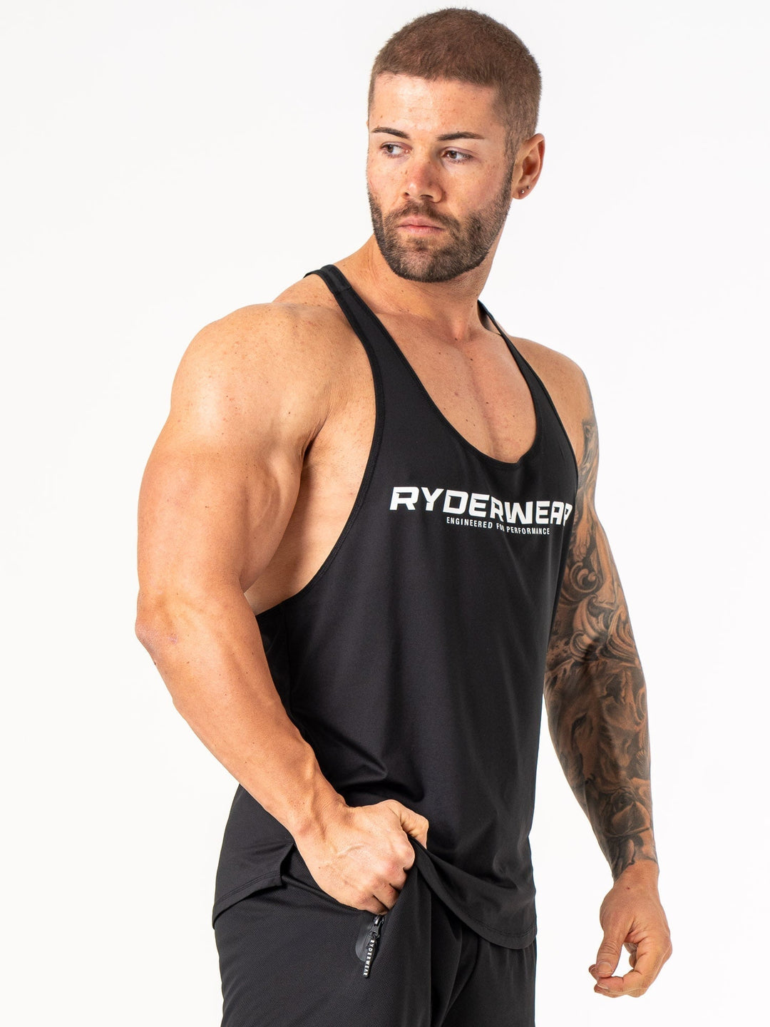 Energy Stringer - Black Clothing Ryderwear