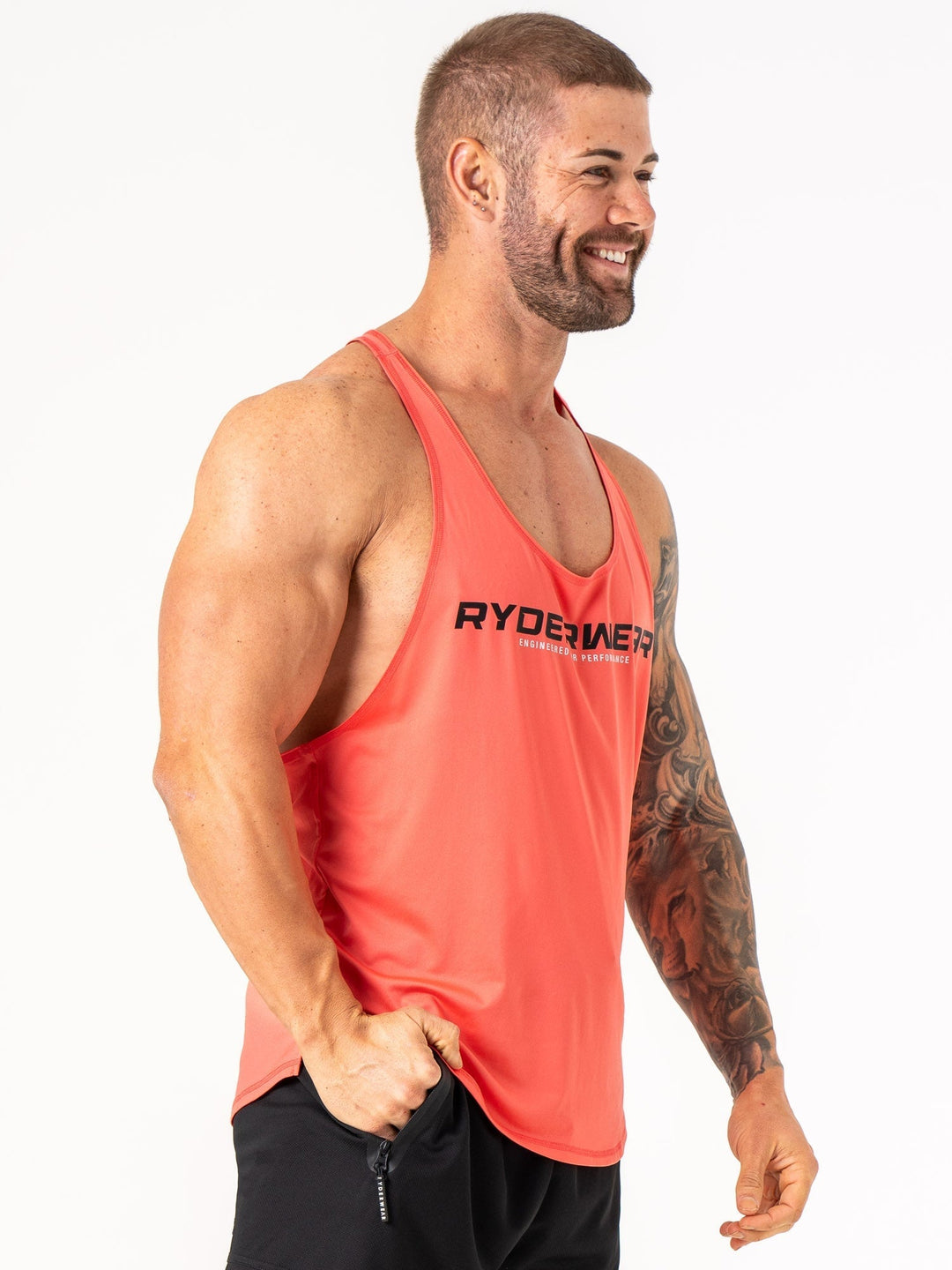 Energy Stringer - Coral Clothing Ryderwear