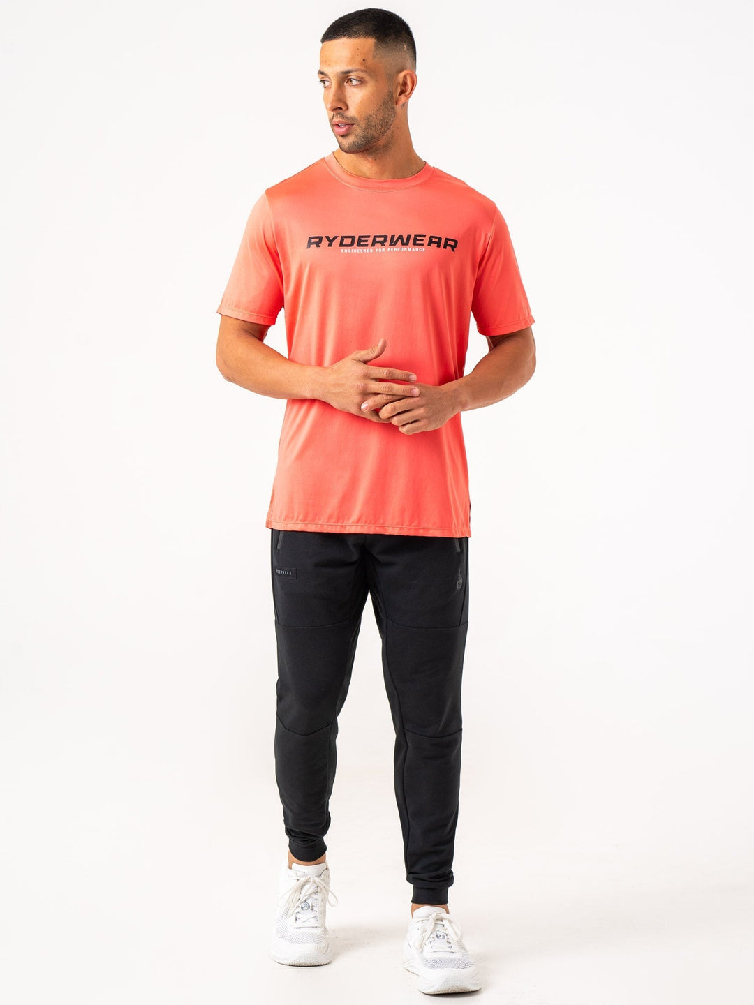 Energy T-Shirt - Coral Clothing Ryderwear