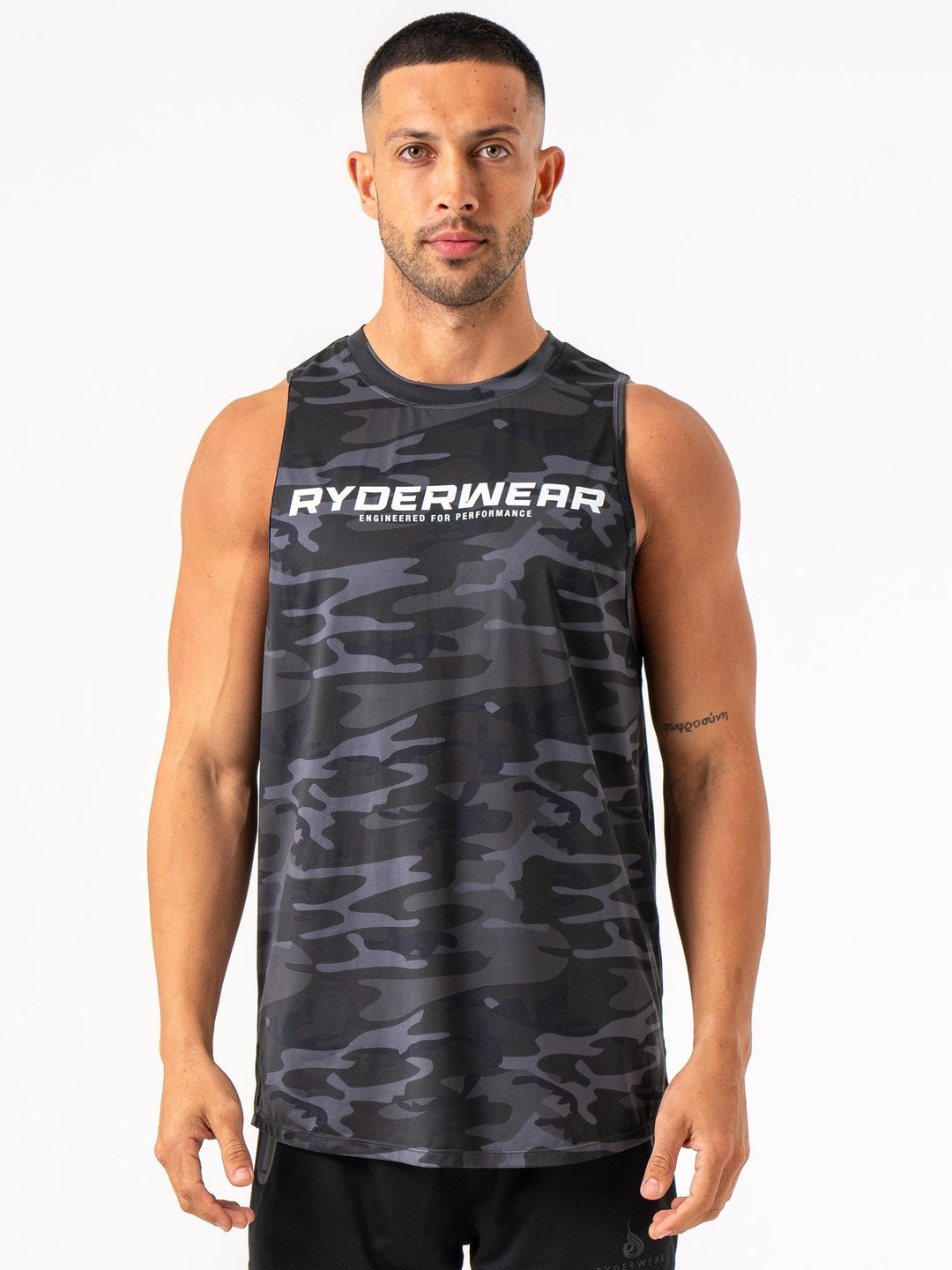 Energy Tank - Black Camo Clothing Ryderwear