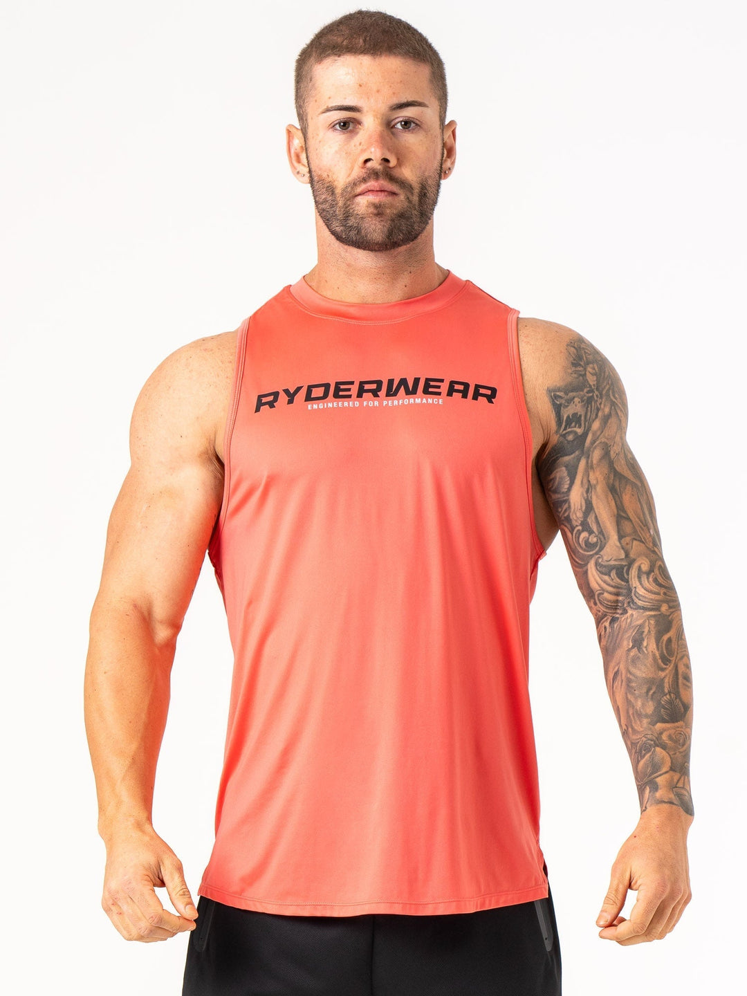 Energy Tank - Coral Clothing Ryderwear