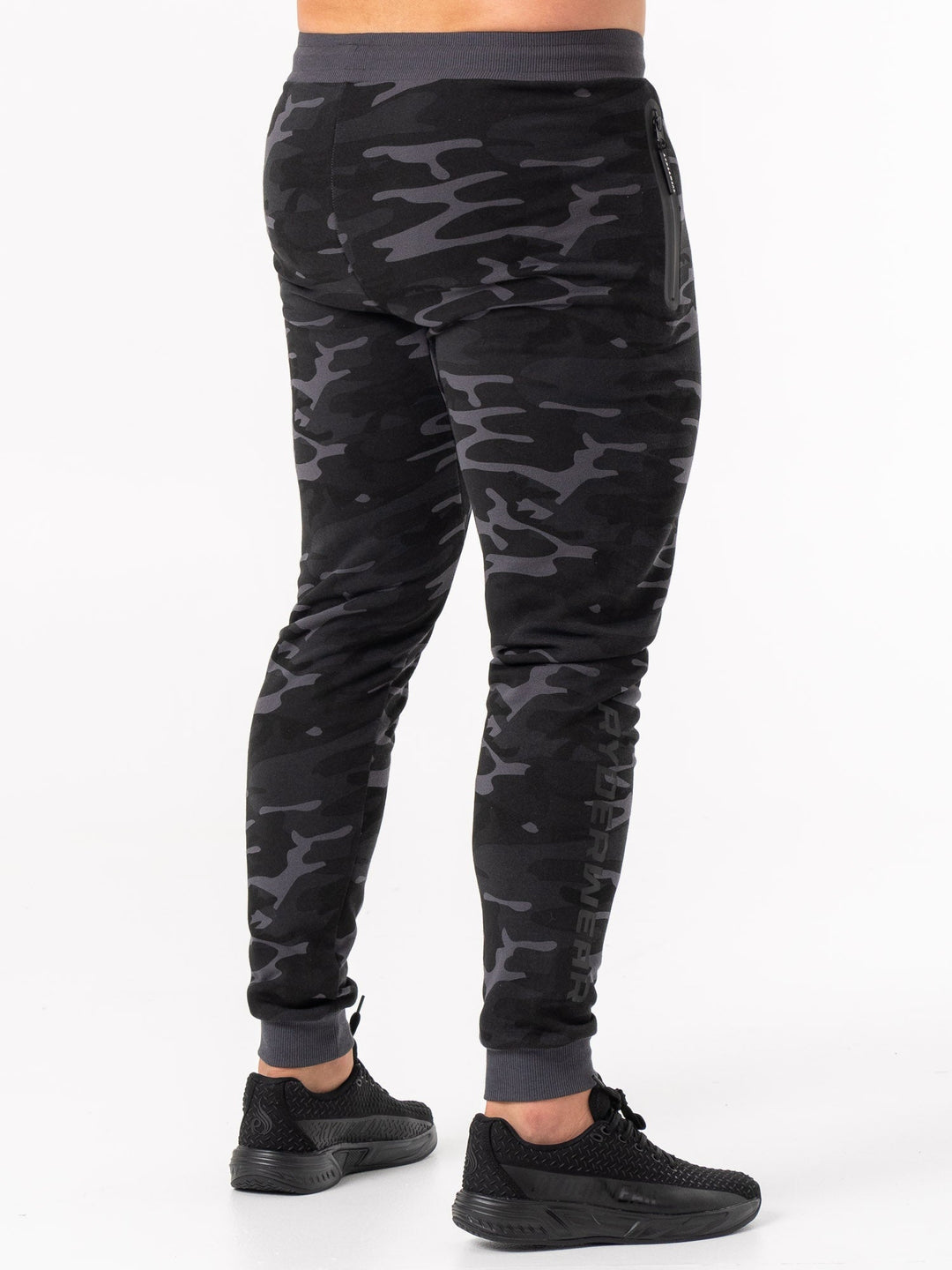 Energy Track Pants - Black Camo Clothing Ryderwear