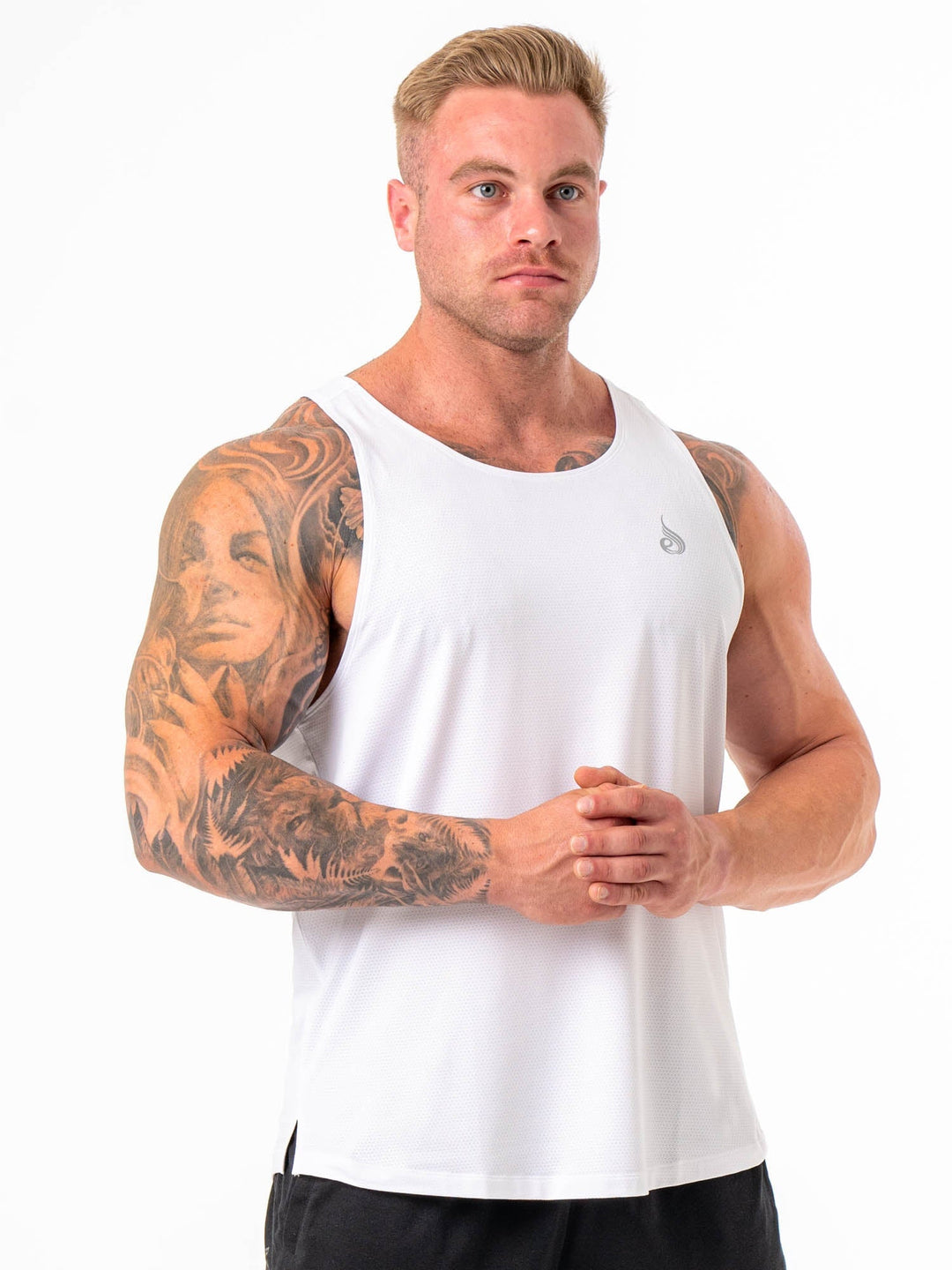 Flex Active Tank - White Clothing Ryderwear