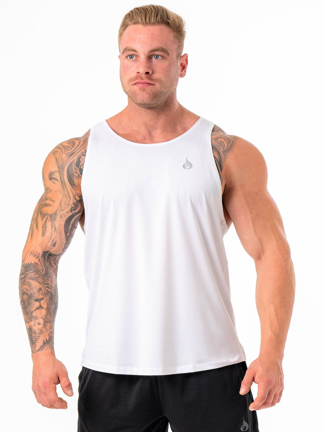 Flex Active Tank - White Clothing Ryderwear