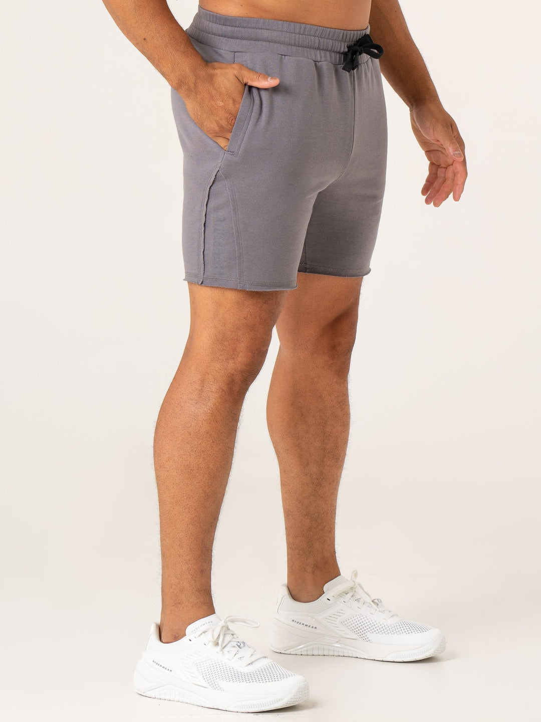 Force 6" Track Shorts - Charcoal Clothing Ryderwear